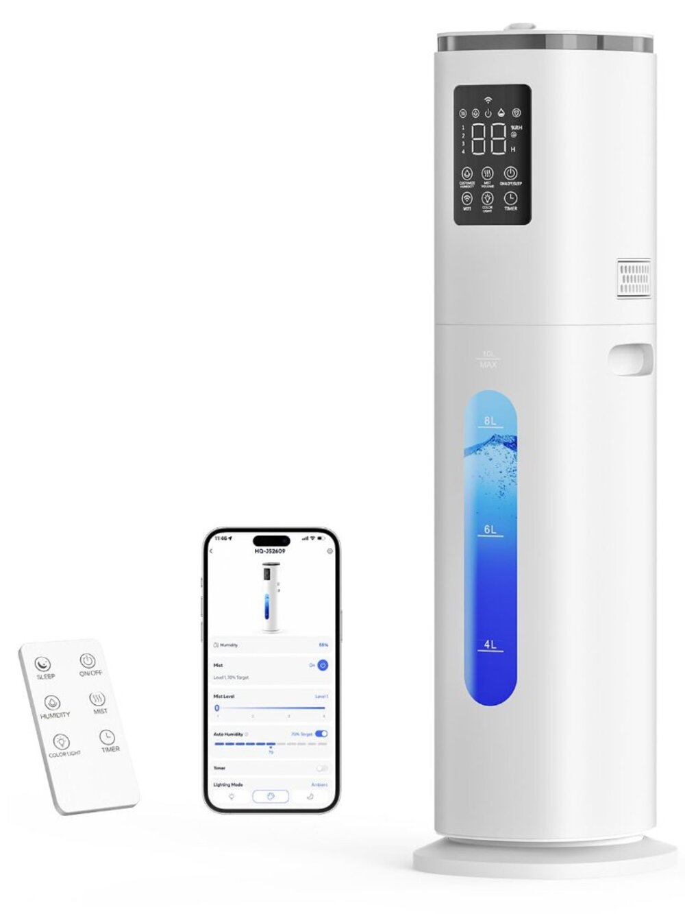 NEW Humidifiers for Bedroom Large Room 10L Humidifier Up to 600ft Smart App